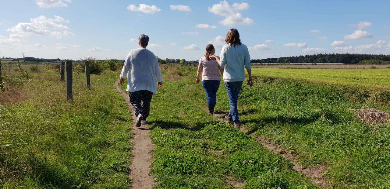 Walking Through Basto Fields