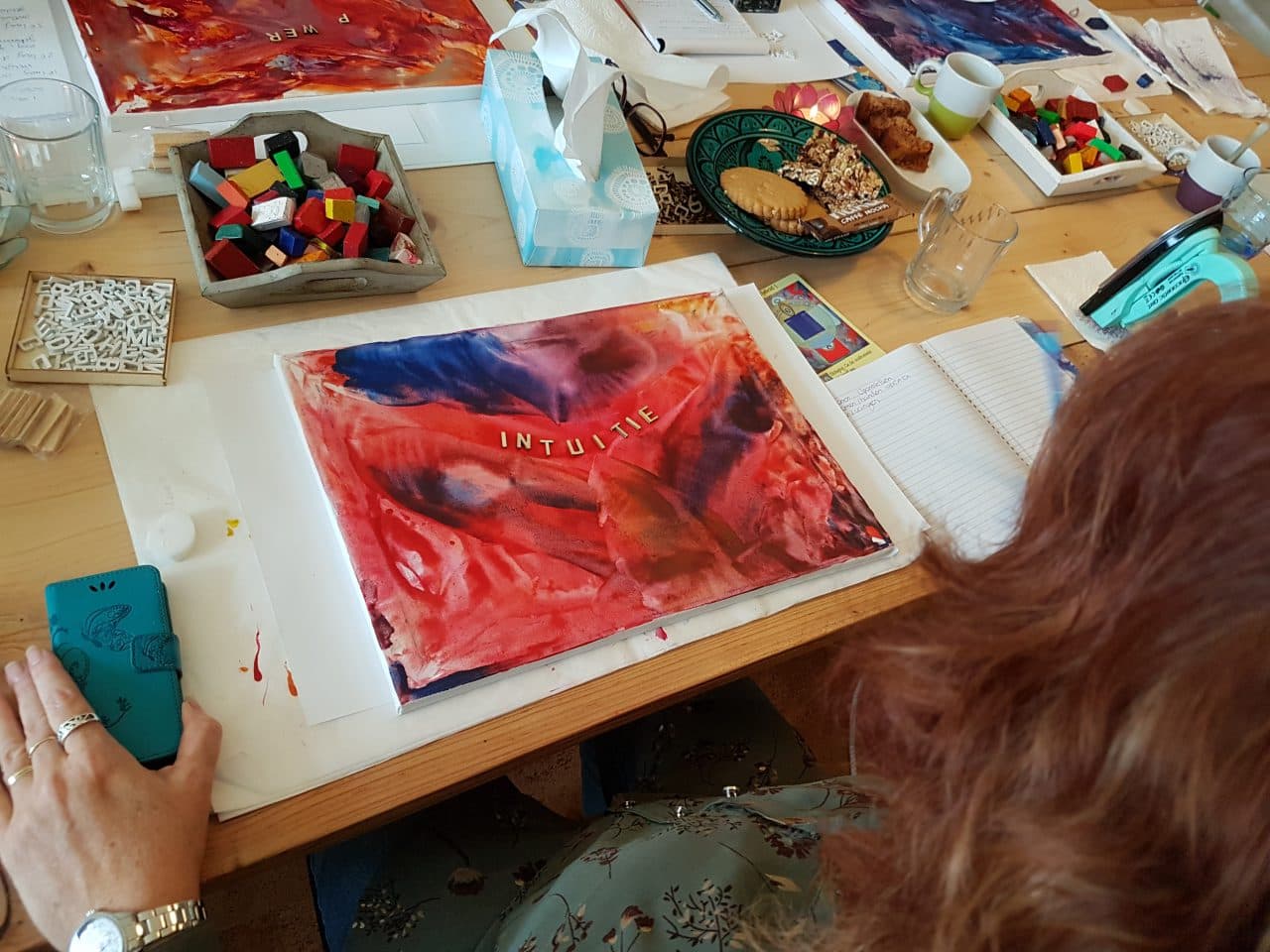 Encaustic Studio Tabletop
